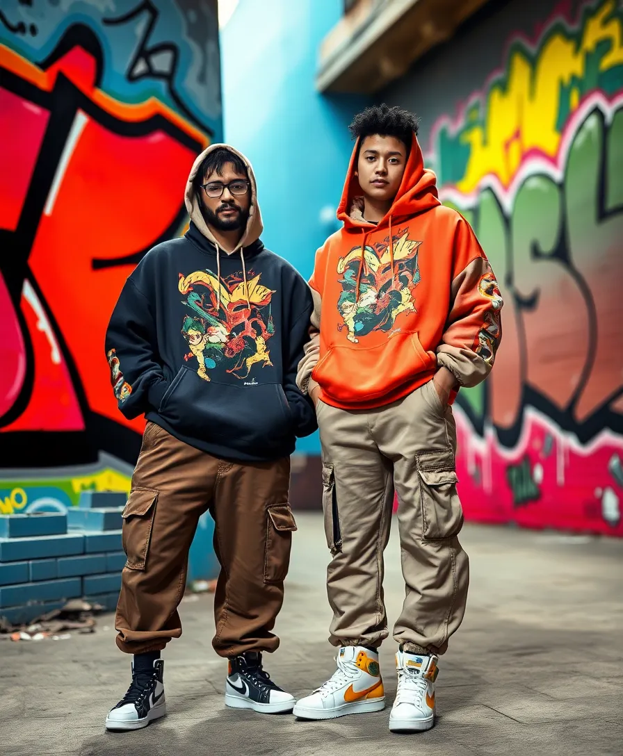 22 Asian Couples Halloween Costume Ideas That Stand Out - 7. Streetwear Inspired by Anime