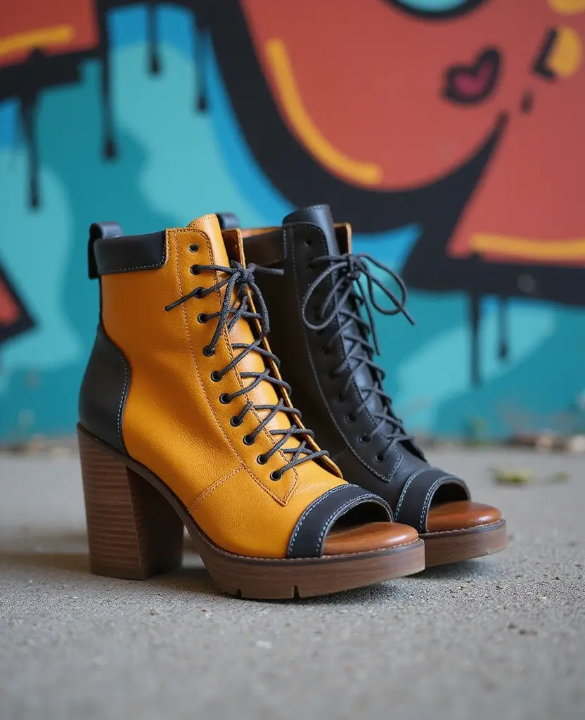 22 Classy Heels to Elevate Your Outfits Instantly - 11. High-Top Heels for Street Style