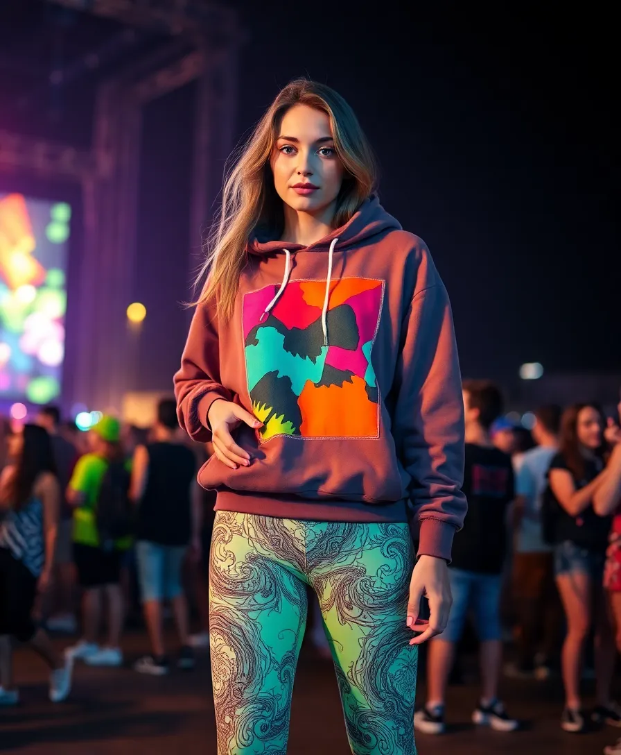 22 Concert Outfit Ideas for Every Genre: Concert-Ready School Outfits - 11. Bright and Bold