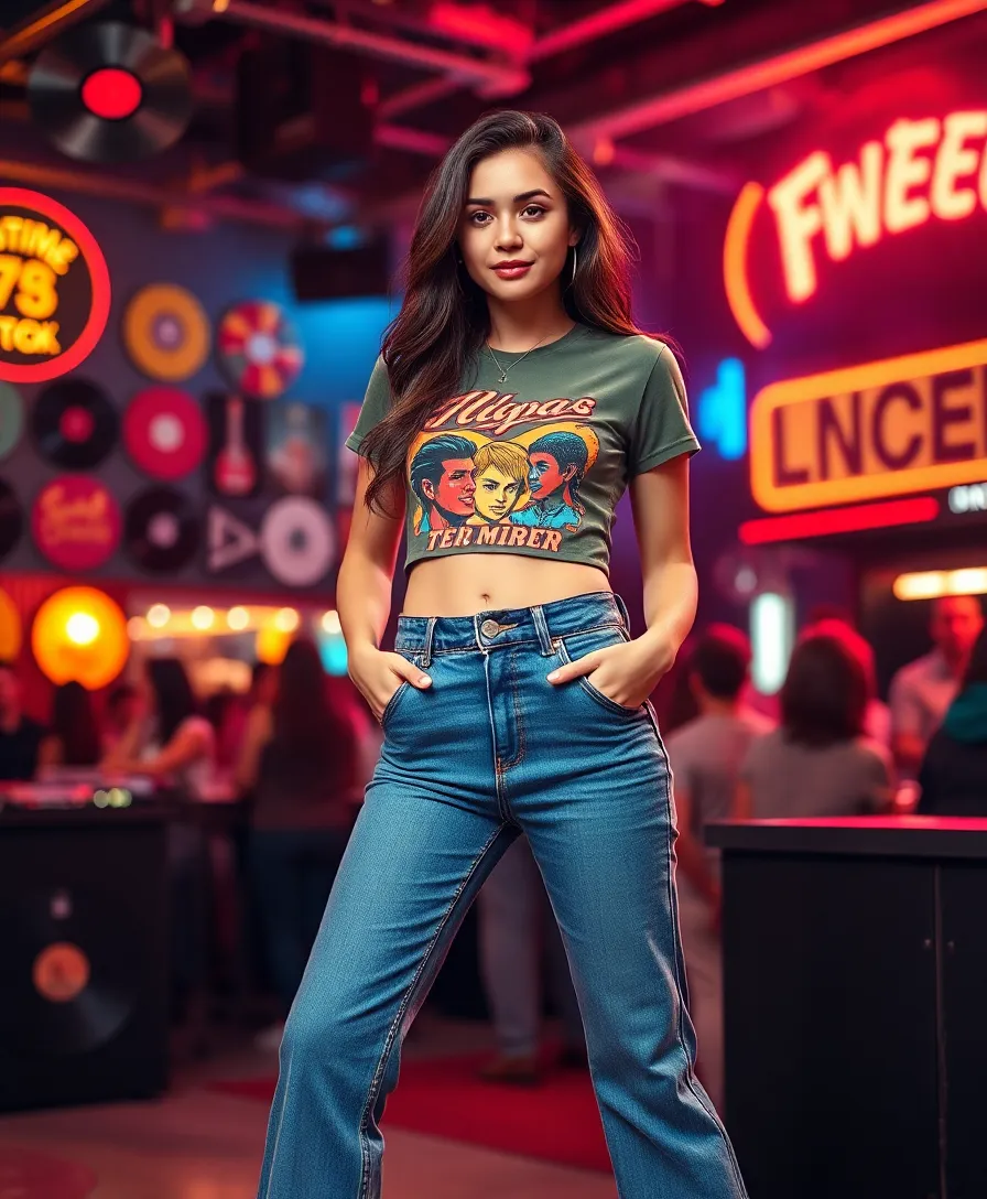 22 Concert Outfit Ideas for Every Genre: Concert-Ready School Outfits - 13. Retro Revival