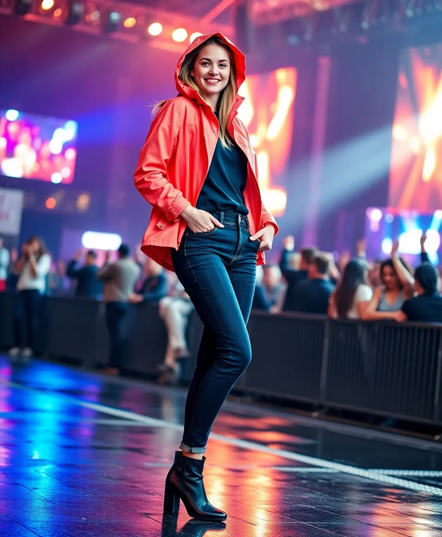 22 Concert Outfit Ideas for Every Genre: Concert-Ready School Outfits - 14. All-Weather Warrior