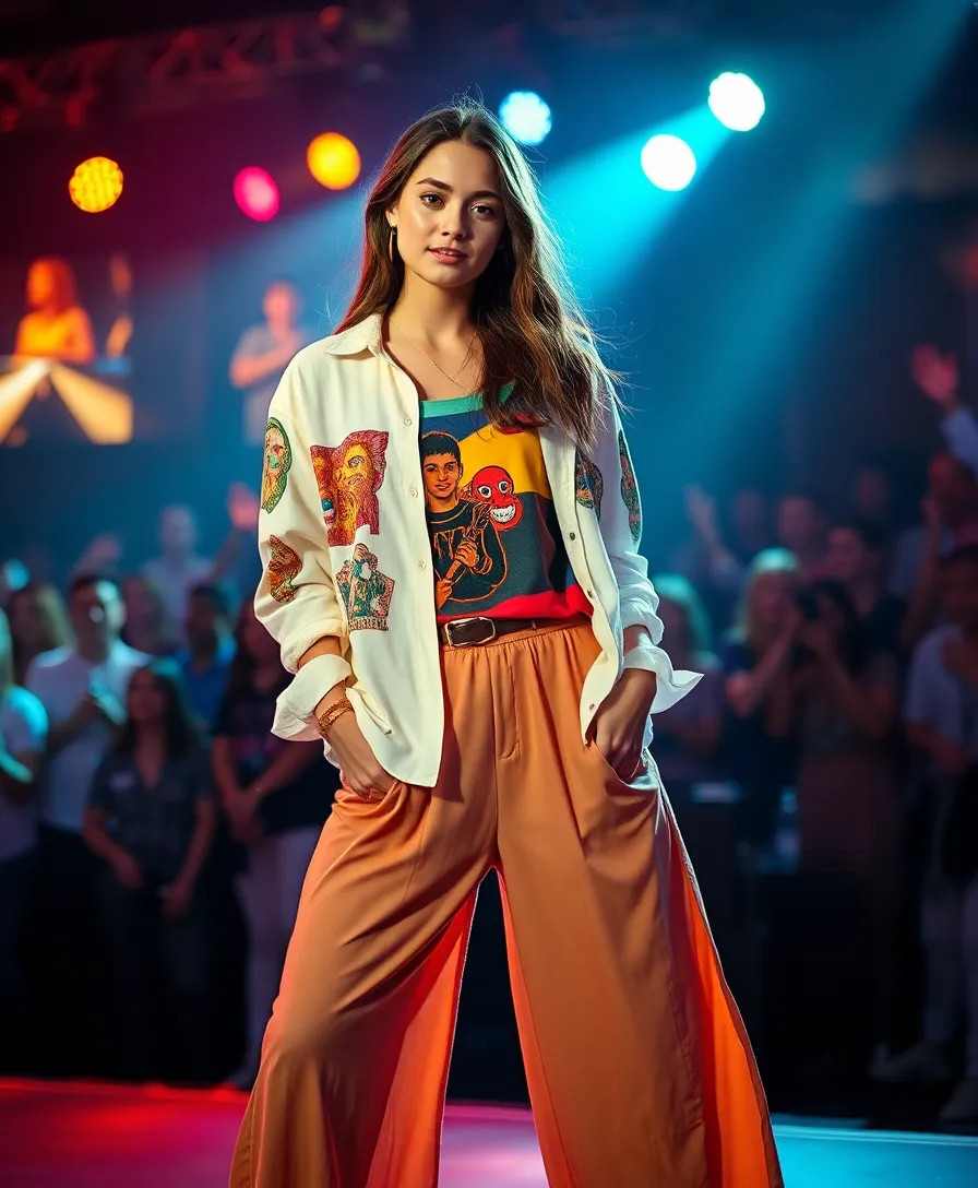 22 Concert Outfit Ideas for Every Genre: Concert-Ready School Outfits - 17. Artsy Layered Look