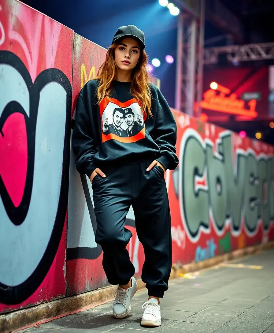 22 Concert Outfit Ideas for Every Genre: Concert-Ready School Outfits - 5. Hip-Hop Streetwear
