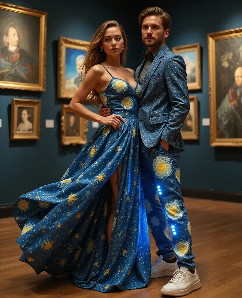22 Couples Halloween Costume Ideas That Are Easy to DIY - 13. Starry Night