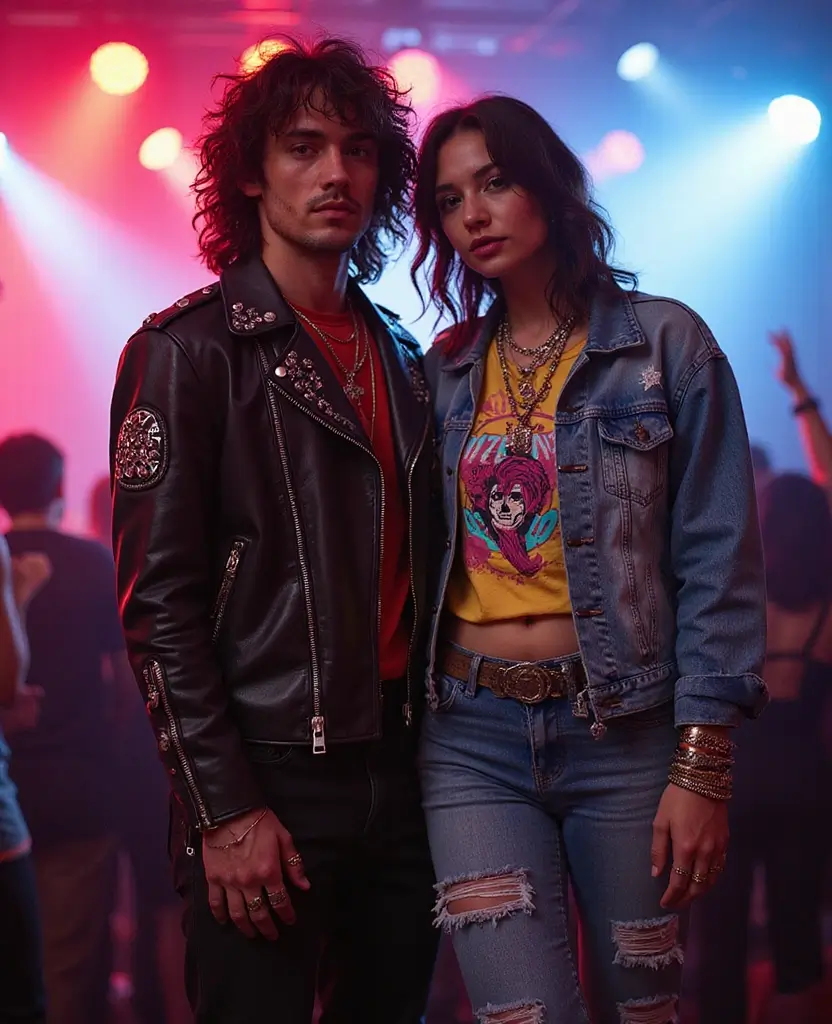 22 Couples Halloween Costume Ideas That Are Easy to DIY - 4. 80s Rock Stars