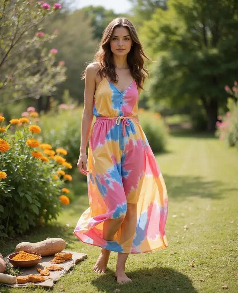 22 Creative Dress Designs for Fashion Lovers - 16. Colorful Tie-Dye Dresses