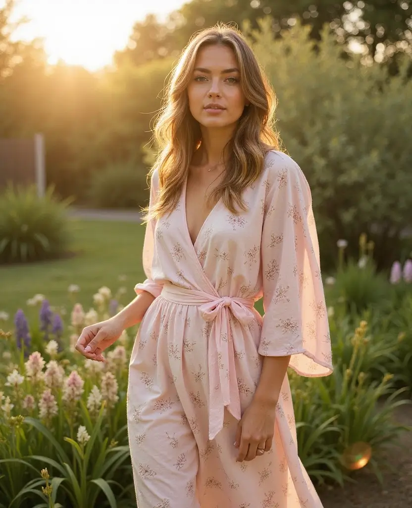 22 Creative Dress Designs for Fashion Lovers - 2. Organic Cotton Wrap Dresses