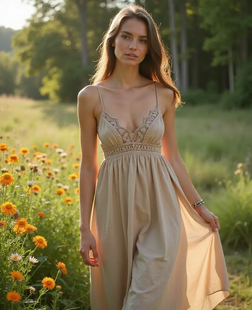 22 Creative Dress Designs for Fashion Lovers - 3. Hemp Maxi Dresses