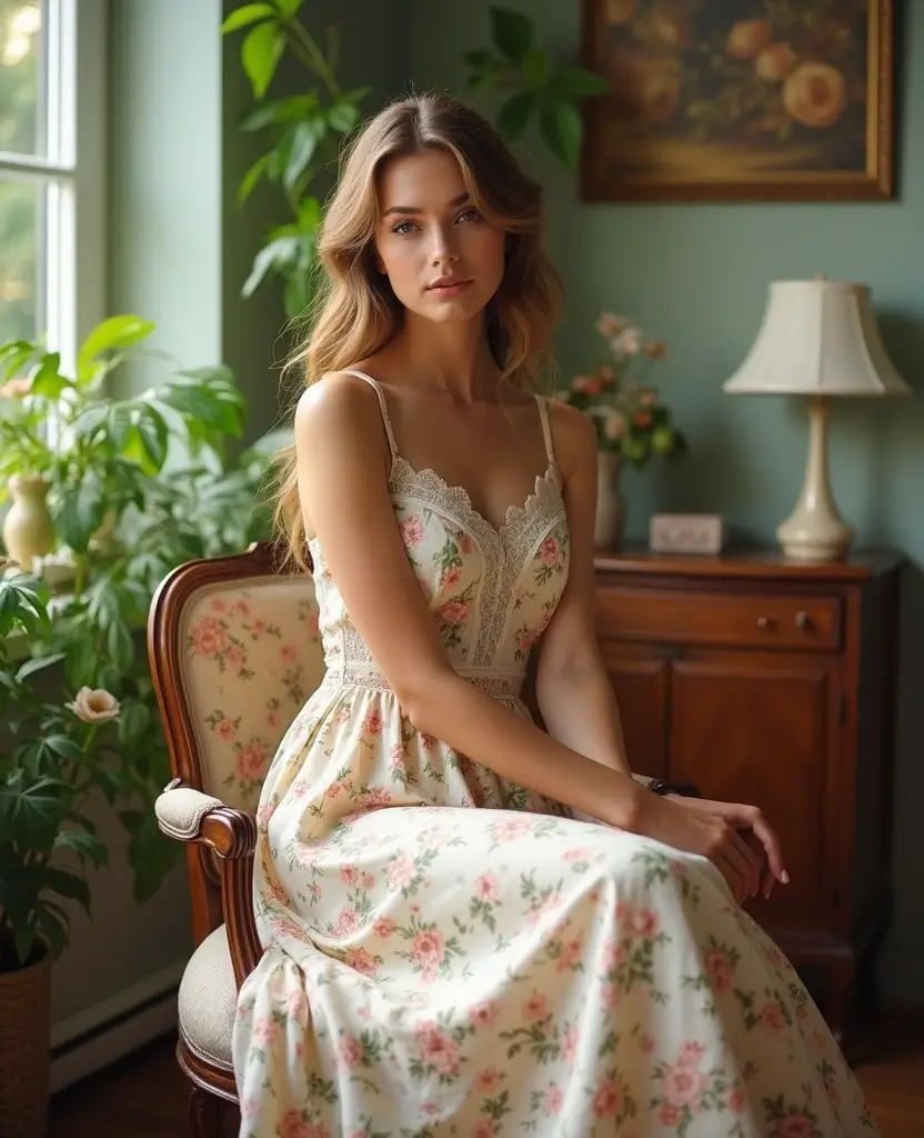22 Creative Dress Designs for Fashion Lovers - 5. Vintage-Inspired Floral Dresses