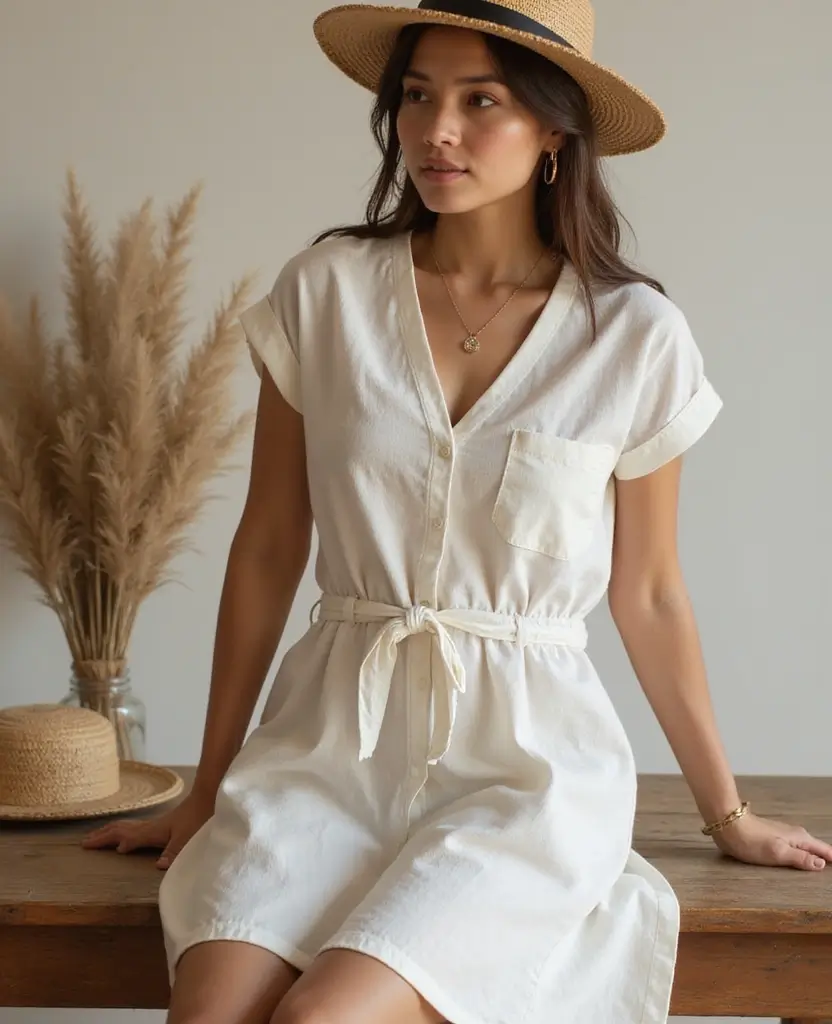 22 Creative Dress Designs for Fashion Lovers - 8. Linen Shift Dresses