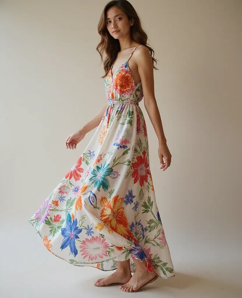 22 Creative Dress Designs for Fashion Lovers - 9. Artistic Hand-Painted Dresses