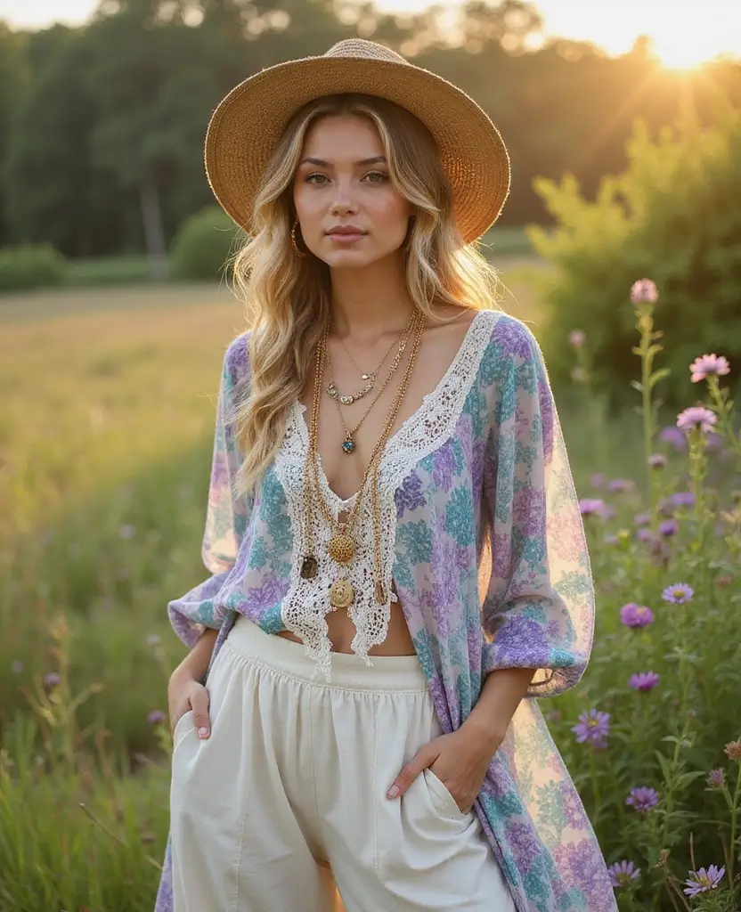 22 Dress Up Outfits for Every Party Theme: Layered Dress Styles for the Modern Woman - 1. The Boho Chic