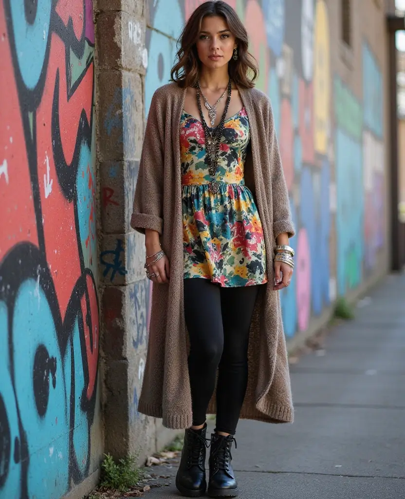 22 Dress Up Outfits for Every Party Theme: Layered Dress Styles for the Modern Woman - 19. Edgy Layered Look