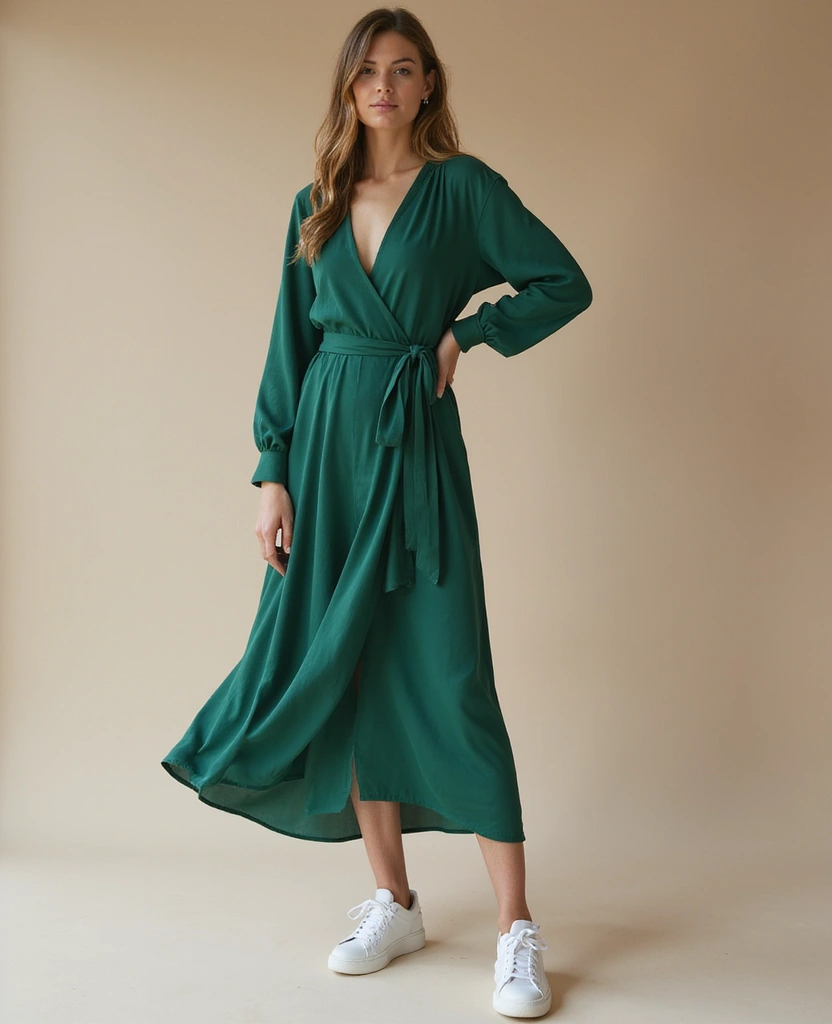 22 Elegant Dresses That Never Go Out of Style - 1. The Classic Wrap Dress