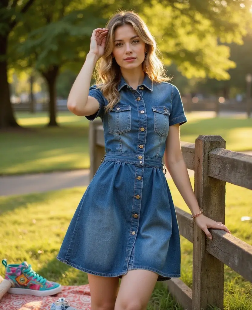 22 Elegant Dresses That Never Go Out of Style - 14. The Denim Dress