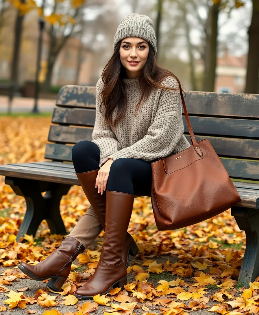 22 Everyday Outfit Ideas for Effortless Style - 11. Fleece-Lined Leggings