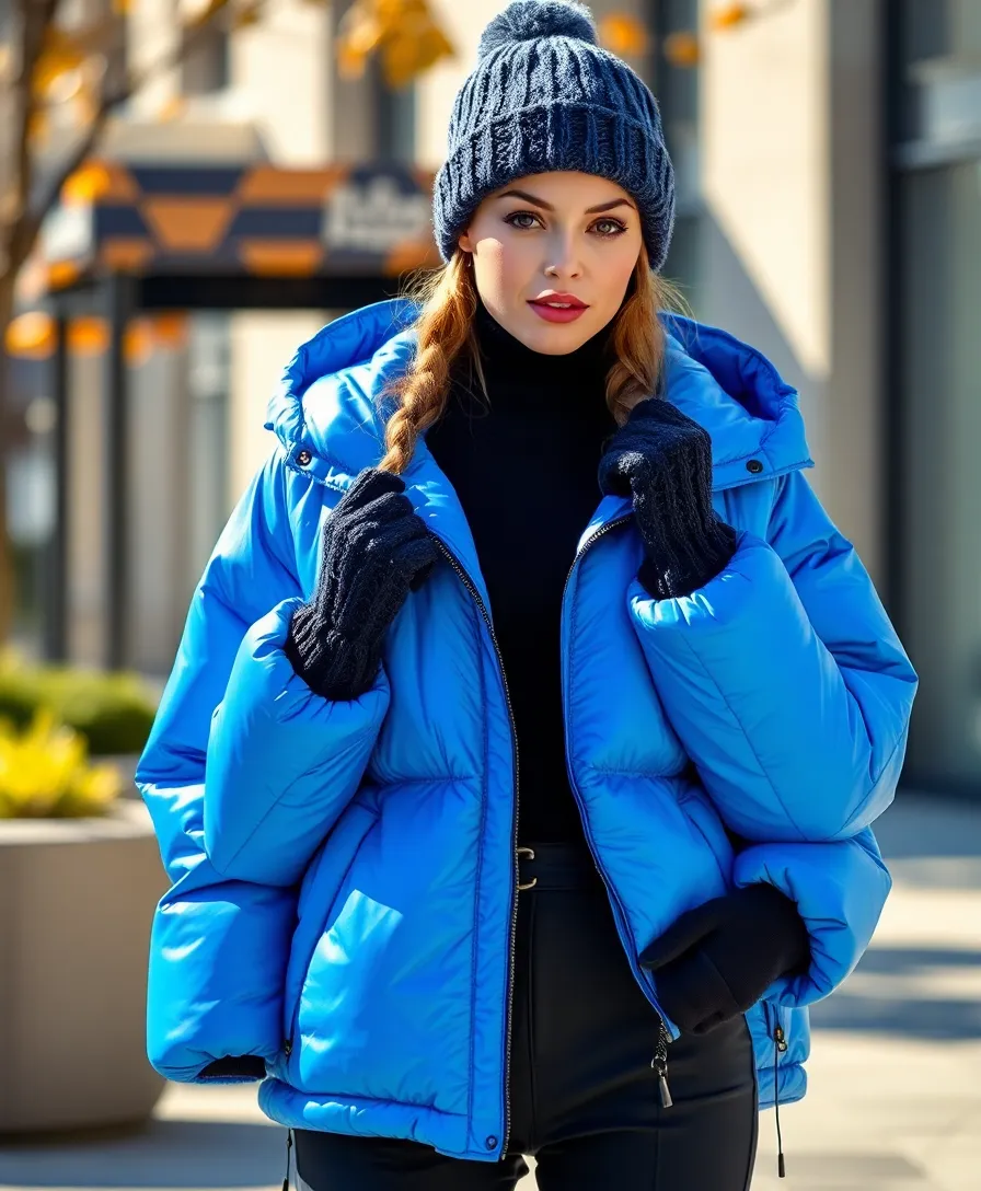 22 Everyday Outfit Ideas for Effortless Style - 4. Statement Puffer Jackets