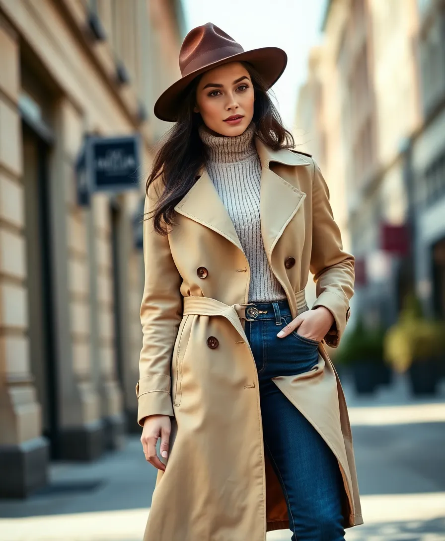 22 Everyday Outfit Ideas for Effortless Style - 7. Timeless Trench Coats
