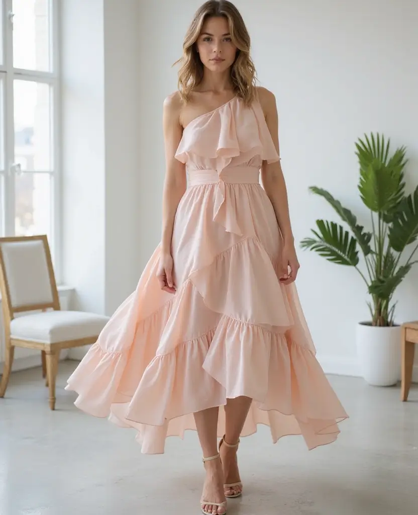 22 Free Dress Patterns to Sew Your Dream Wardrobe - 16. The Asymmetrical Dress