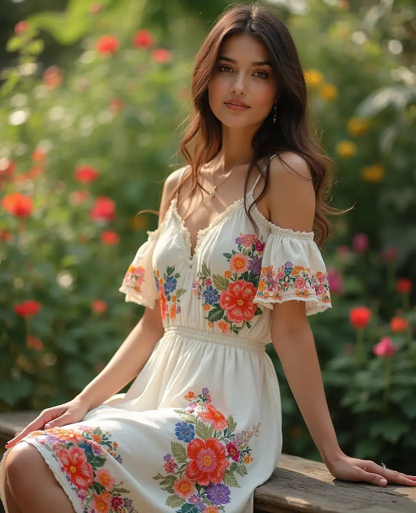 22 Free Dress Patterns to Sew Your Dream Wardrobe - 7. The Peasant Dress