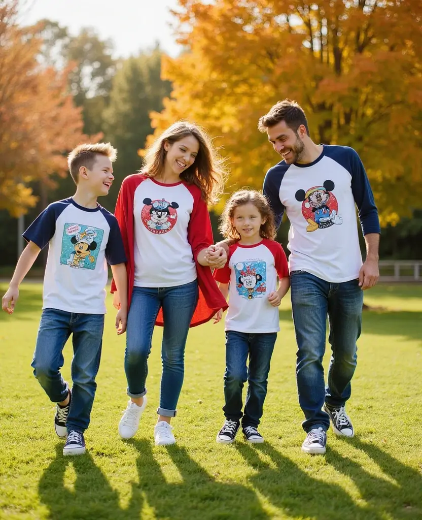 22 Matching Disney Shirt Ideas for Magical Moments - 14. Disney Sports Team Outfits