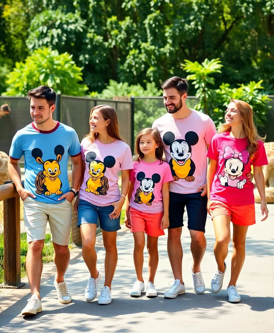 22 Matching Disney Shirt Ideas for Magical Moments - 16. Disney Animal Friends Outfits