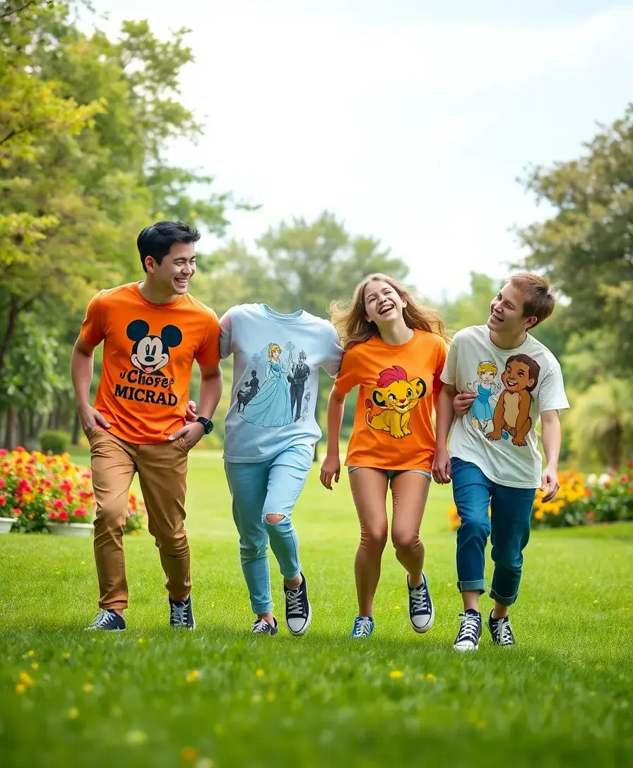 22 Matching Disney Shirt Ideas for Magical Moments - 18. Disney Classic Films Tees