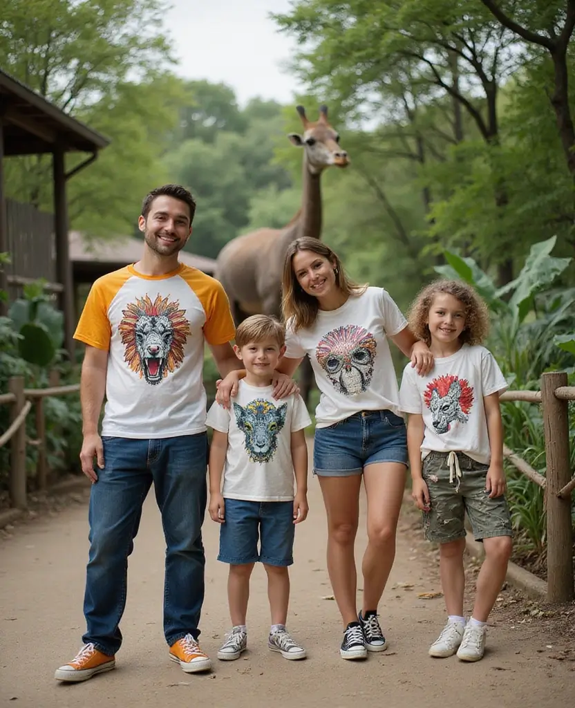 22 Matching Disney Shirt Ideas for Magical Moments - 7. Disney Animal Kingdom Adventure Looks