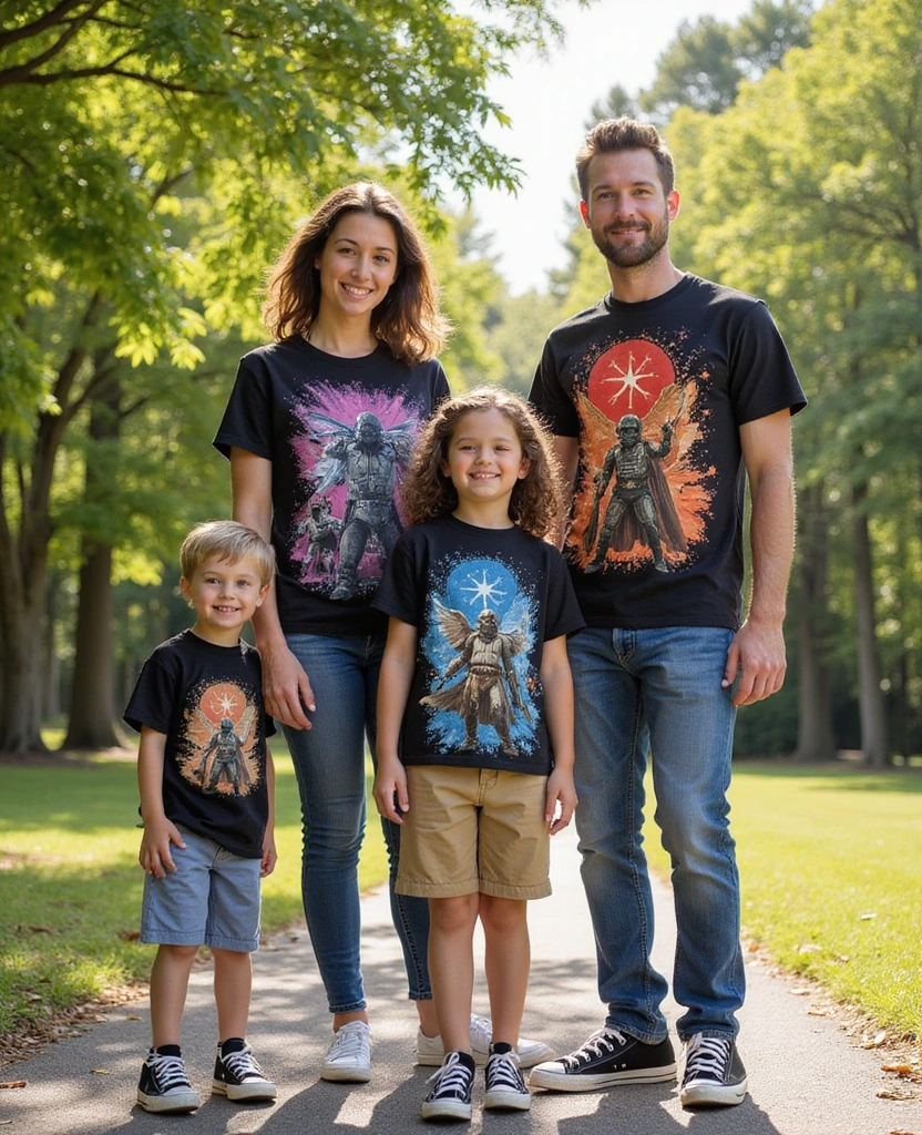 22 Matching Disney Shirt Ideas for Magical Moments - 8. Star Wars Family Gear