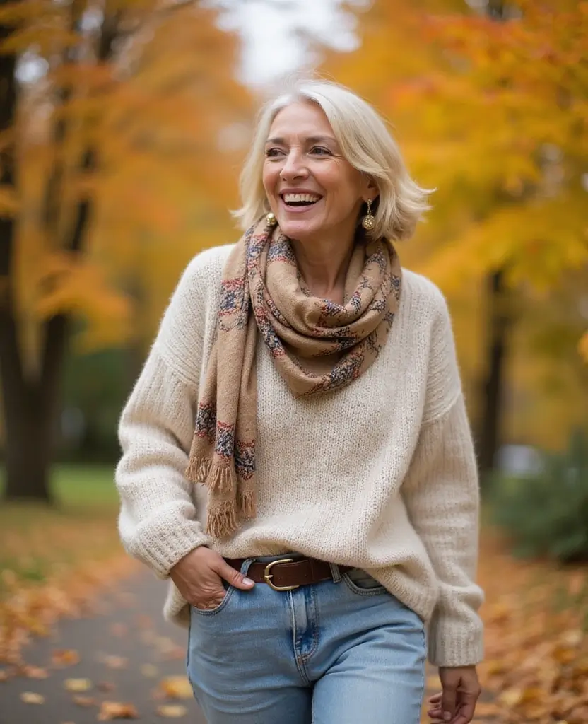 22 Modern Outfits for Women Over 50 to Look Fabulous - 14. Weekend Casuals