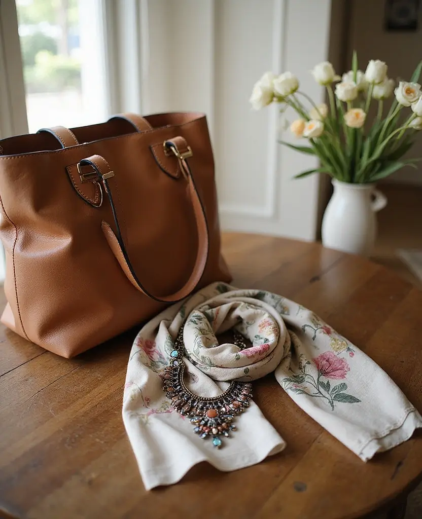22 Modern Outfits for Women Over 50 to Look Fabulous - 21. Timeless Accessories
