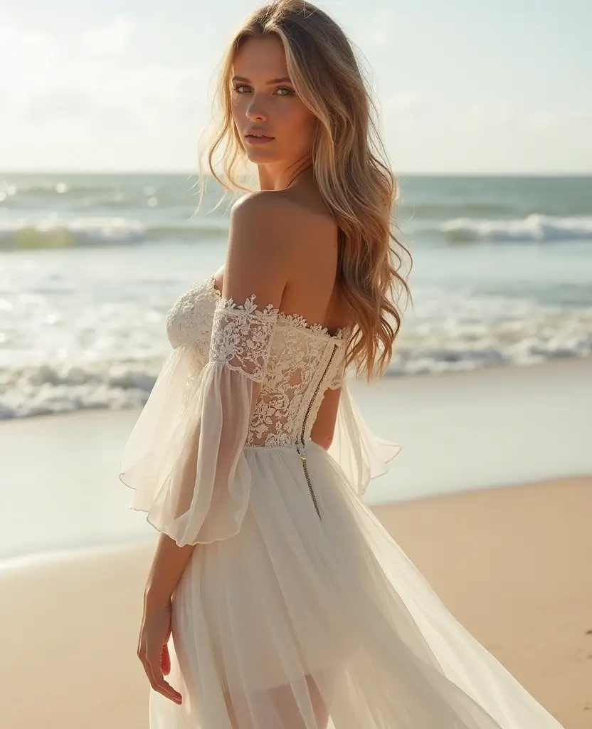 22 Off-the-Shoulder Wedding Dresses for a Romantic Look - 16. Asymmetrical Designs