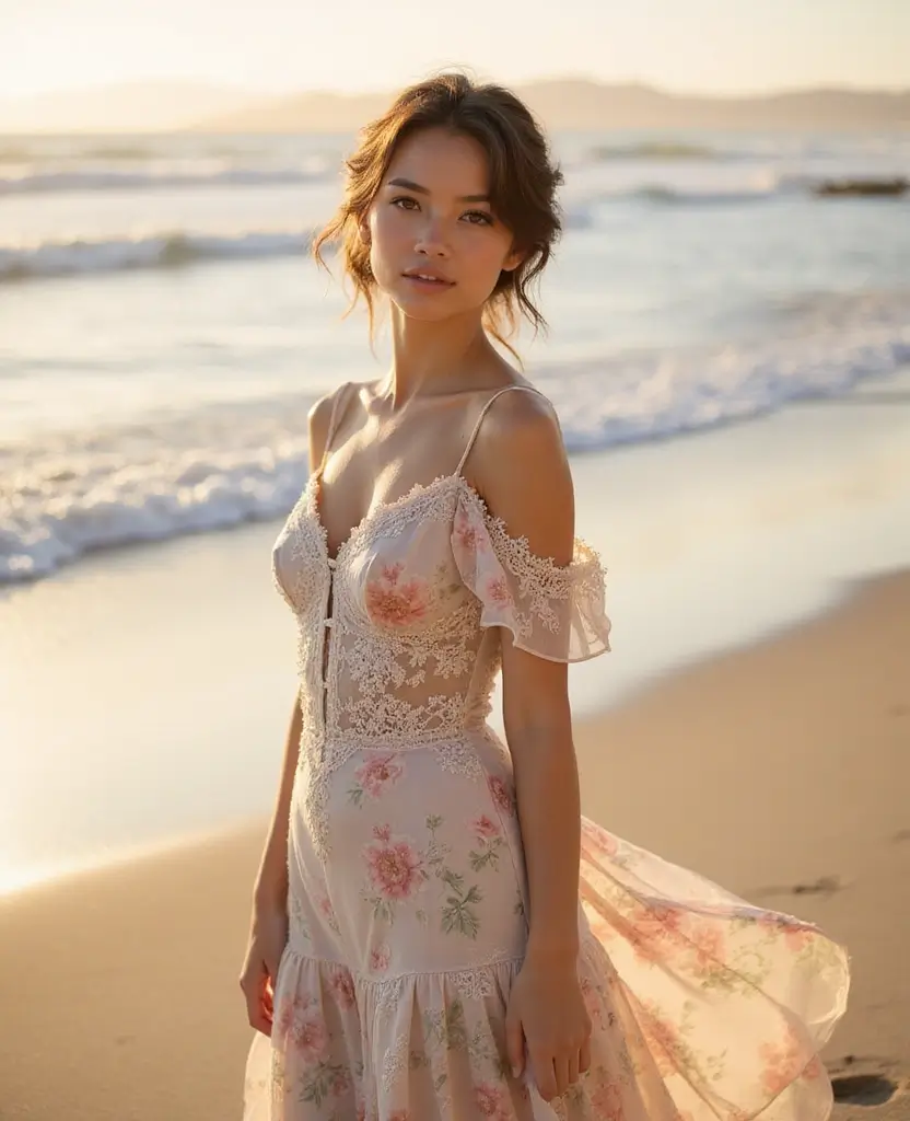 22 Off-the-Shoulder Wedding Dresses for a Romantic Look - 7. Floral Fantasy