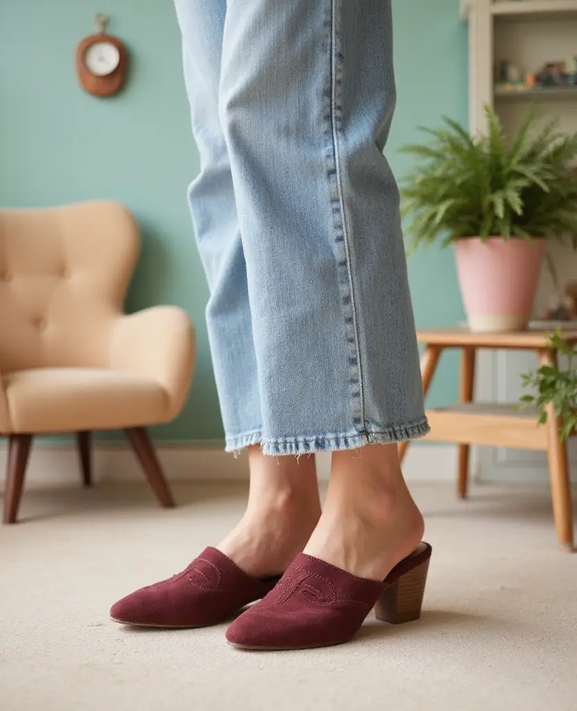 22 Outfit Drawing Ideas for Fashion Sketchbooks - 5. Vintage Inspired Mules