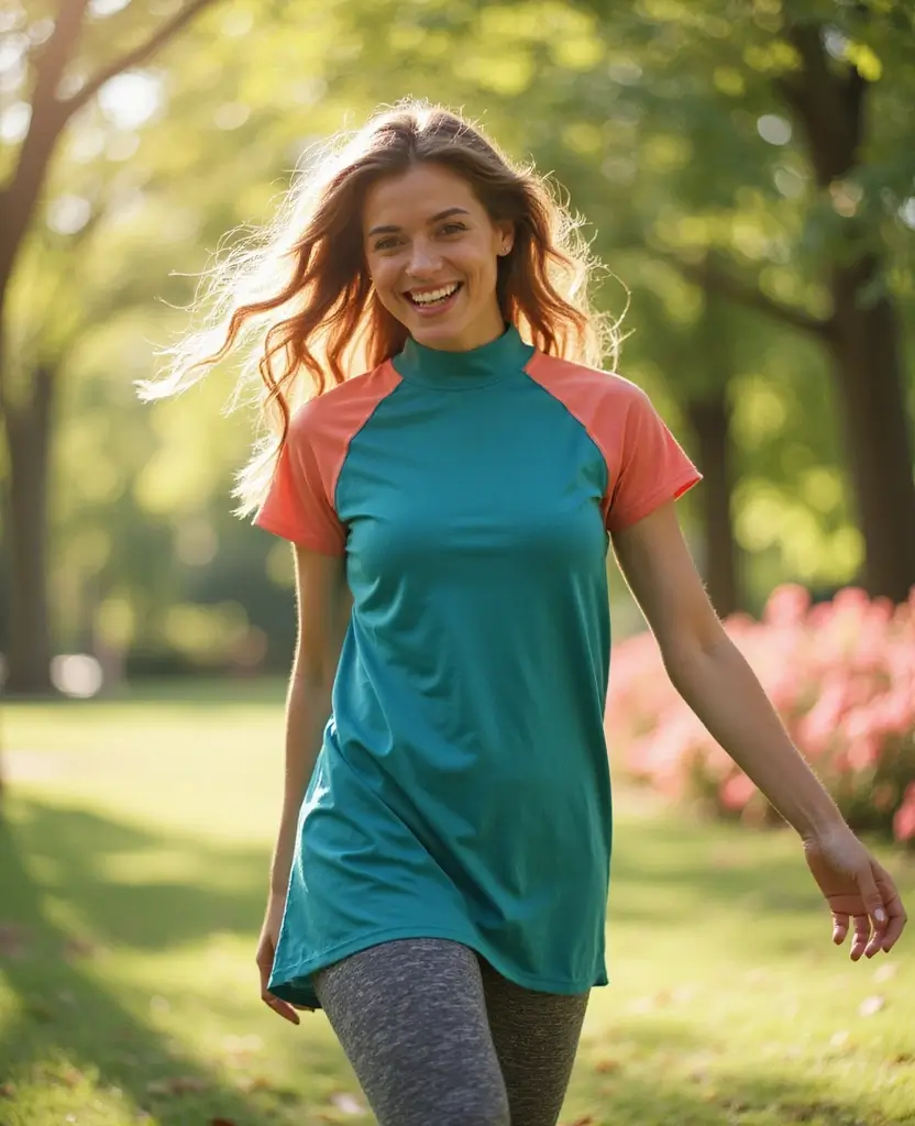 22 Outfit Ideas for Every Occasion: Athleisure Leggings Styles for Transitional Seasons - 10. Athleisure Dress with Leggings
