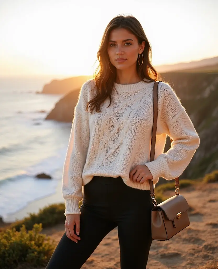 22 Outfit Ideas for Every Occasion: Athleisure Leggings Styles for Transitional Seasons - 19. Weekend Getaway Outfit