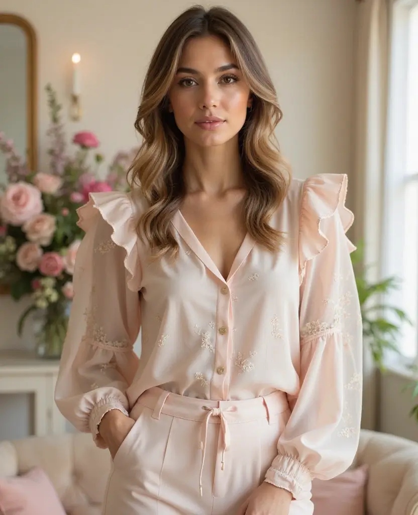22 Plus Size Outfit Ideas That Celebrate Your Curves - 12. Feminine Blouses