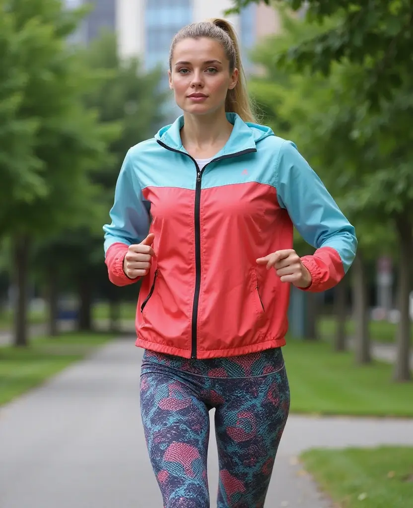 22 School Outfit Ideas for Every Dress Code - 13. Sporty Look with a Windbreaker