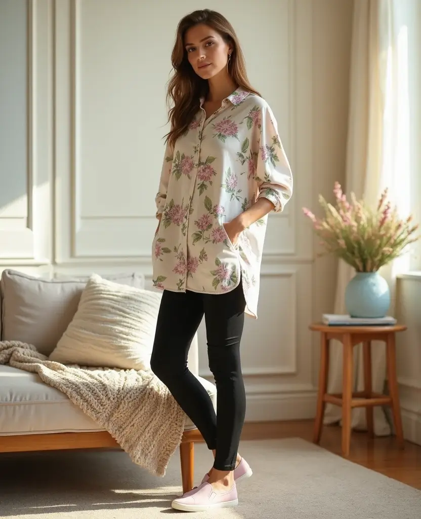22 School Outfit Ideas for Every Dress Code - 15. Casual Fridays with a Loose Fitting Tunic