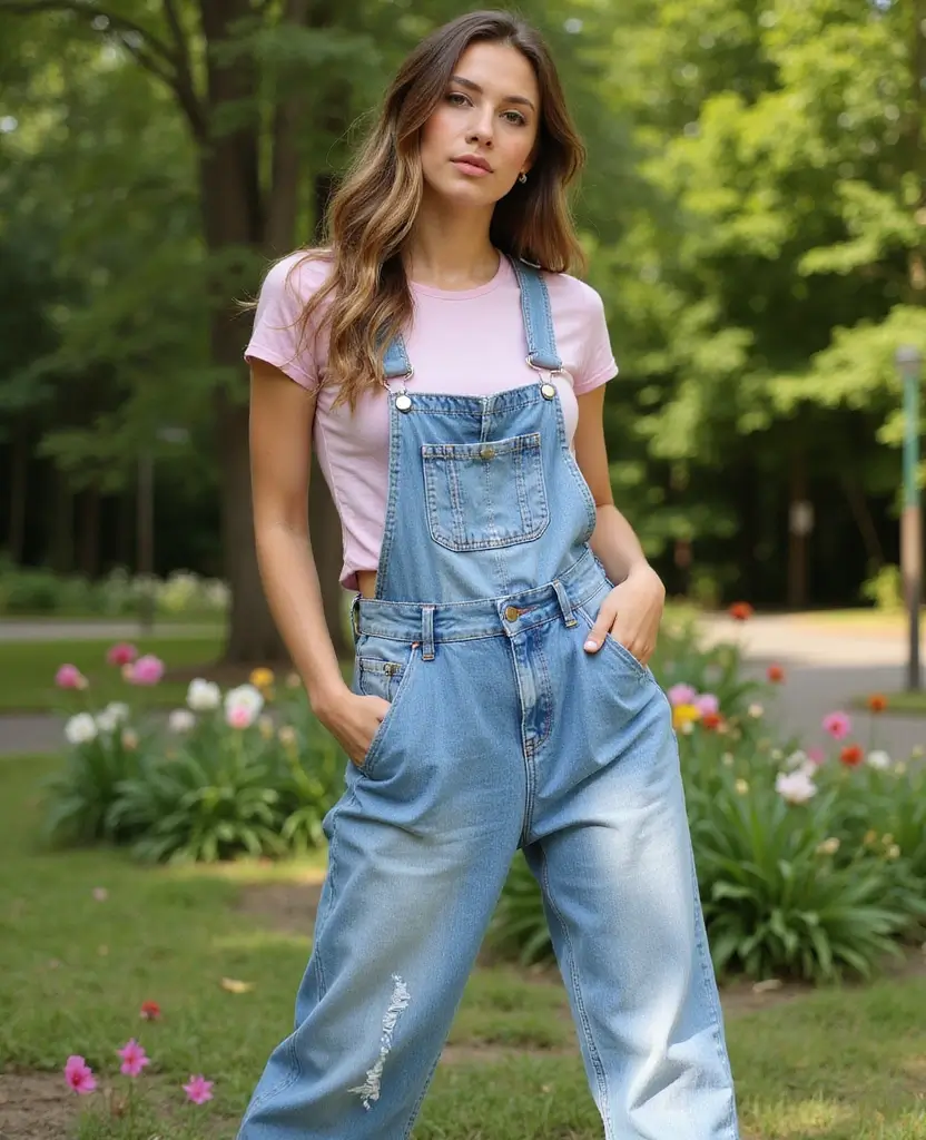 22 School Outfit Ideas for Every Dress Code - 7. Denim Overalls with a Cute Top