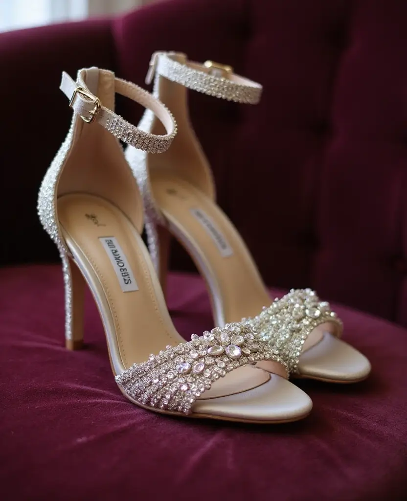 22 Shoes to Wear with Dresses for Every Occasion - 12. Rhinestone-Studded Heels