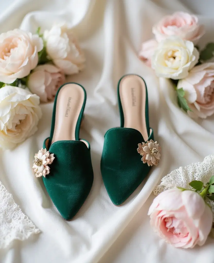 22 Shoes to Wear with Dresses for Every Occasion - 17. Velvet Mules