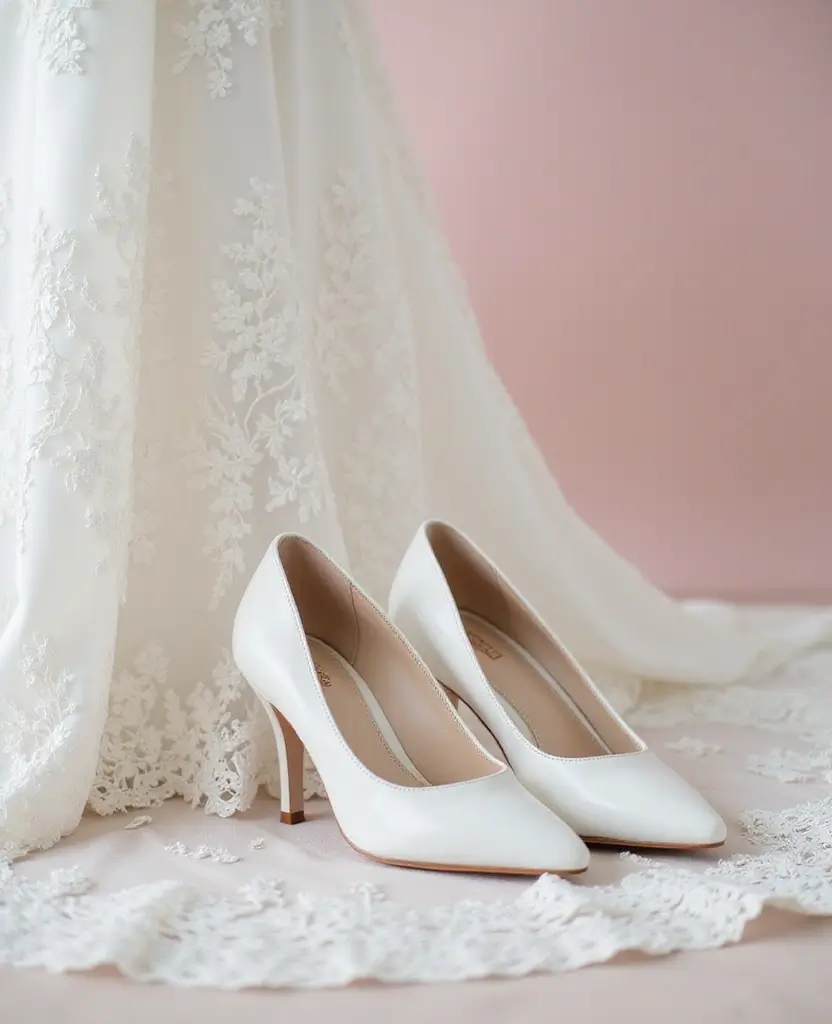 22 Shoes to Wear with Dresses for Every Occasion - 2. Classic White Pumps
