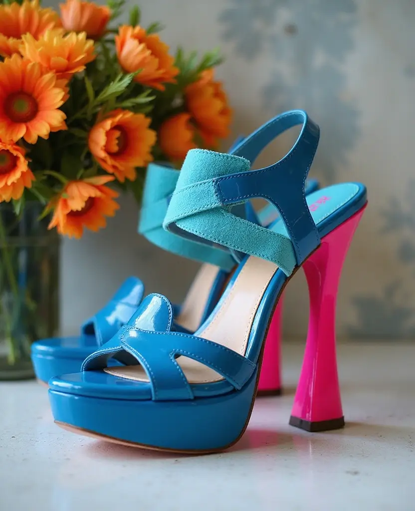 22 Shoes to Wear with Dresses for Every Occasion - 20. Artistic Platform Heels