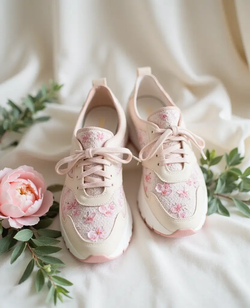 22 Shoes to Wear with Dresses for Every Occasion - 22. Elegant Comfort Sneakers