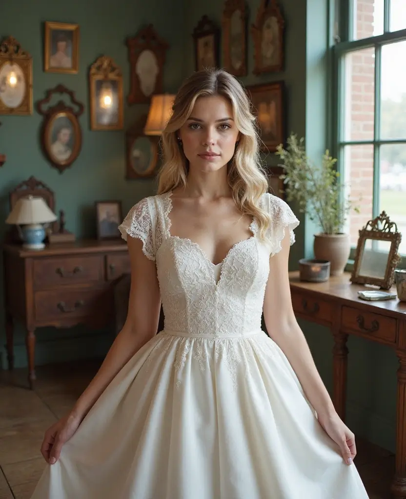22 Timeless Wedding Dresses That Defy Trends - 18. The Vintage-Inspired Gown