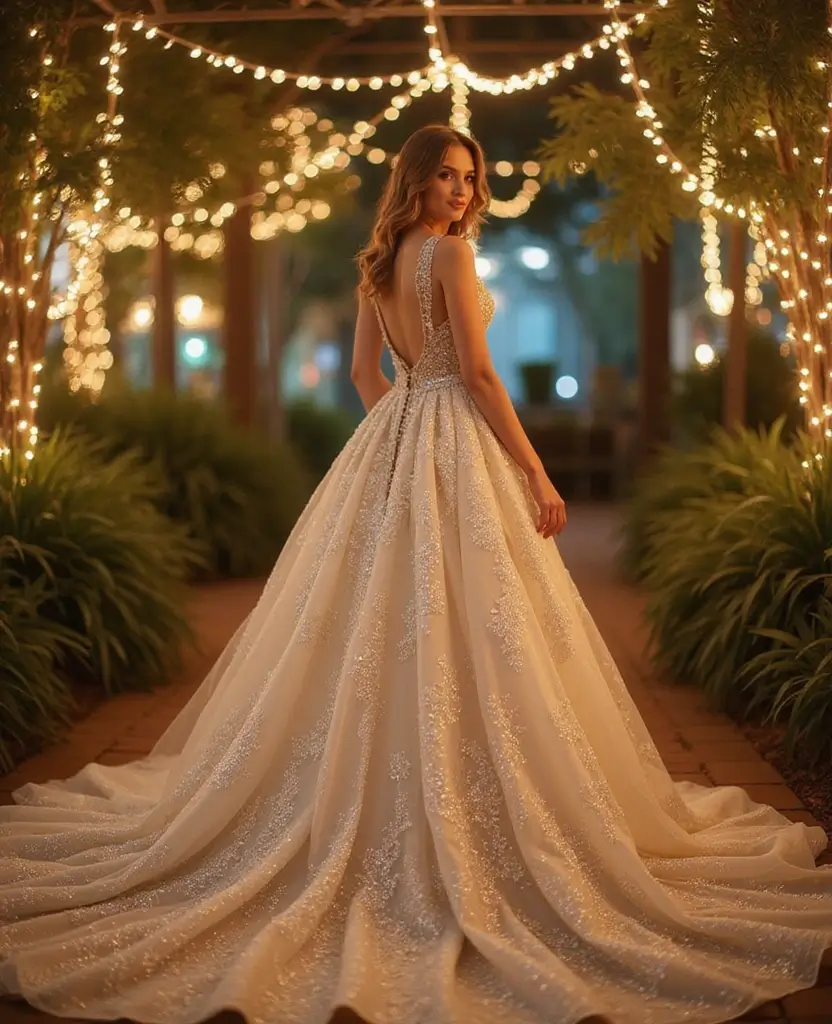 22 Timeless Wedding Dresses That Defy Trends - 19. The Glamorous Sequins