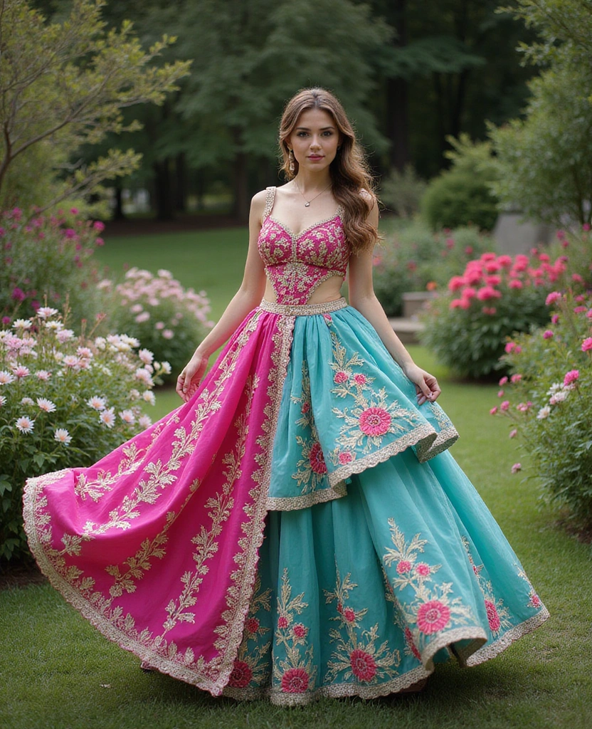 22 Timeless Wedding Dresses That Defy Trends - 21. The Bold Color Pop
