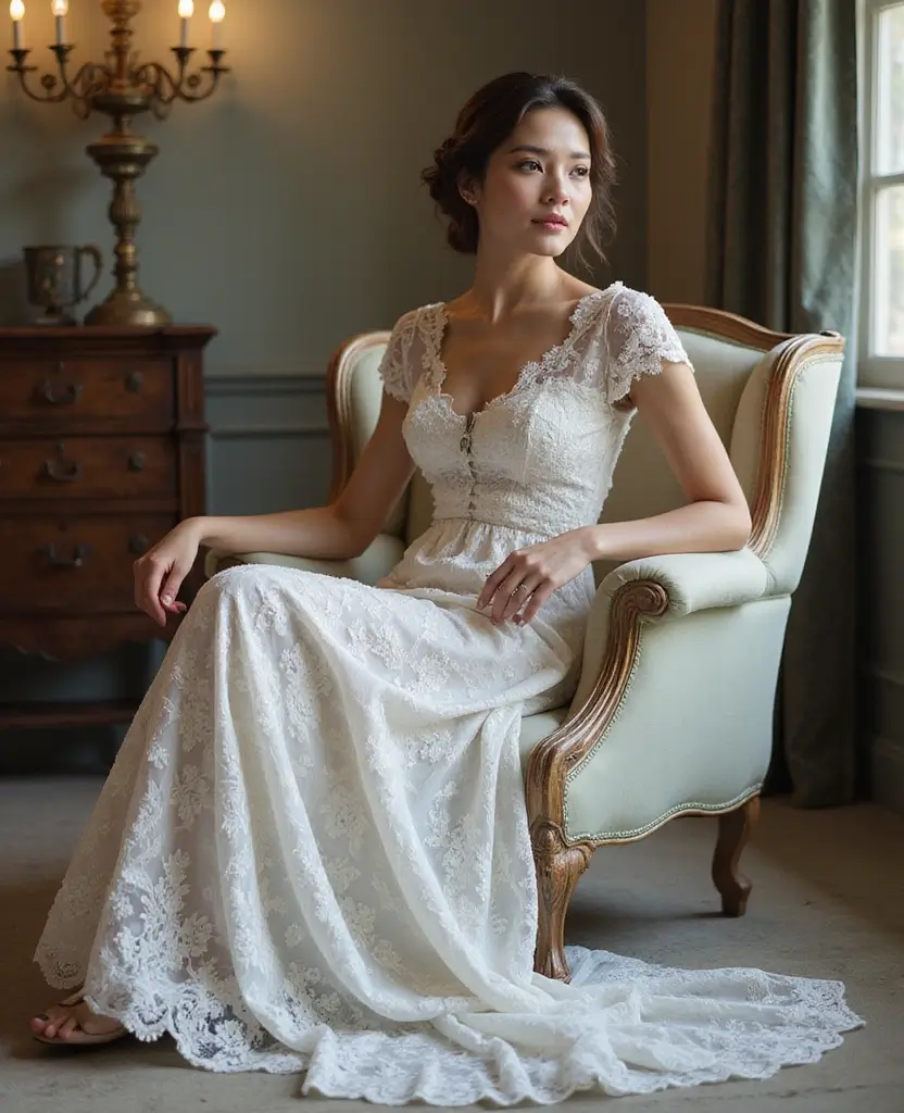 22 Wedding Dresses for Curvy Brides That Wow - 5. Vintage-Inspired Lace Gowns