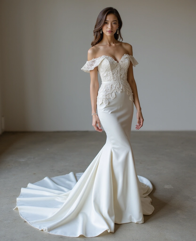22 Wedding Dresses for Short Brides That Elongate Your Figure - 16. Asymmetrical Styles